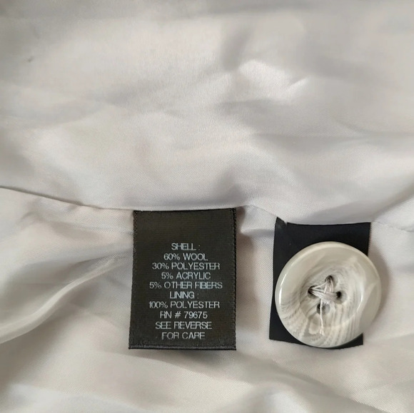 Classic grey coat Croft& Barrow - Picture 3 of 8